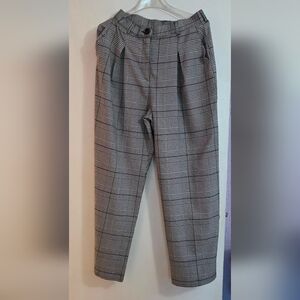 Forever 21 Black and White Checkered Wide Leg Pants